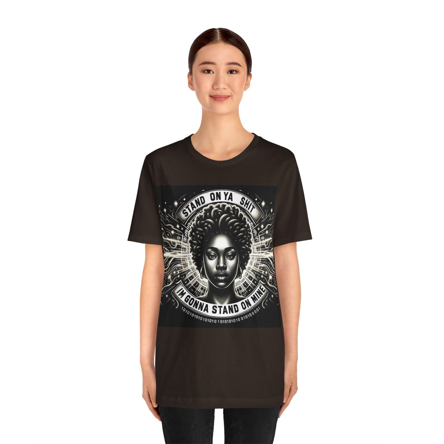Stand on Your Shit Unisex Jersey Short Sleeve Tee