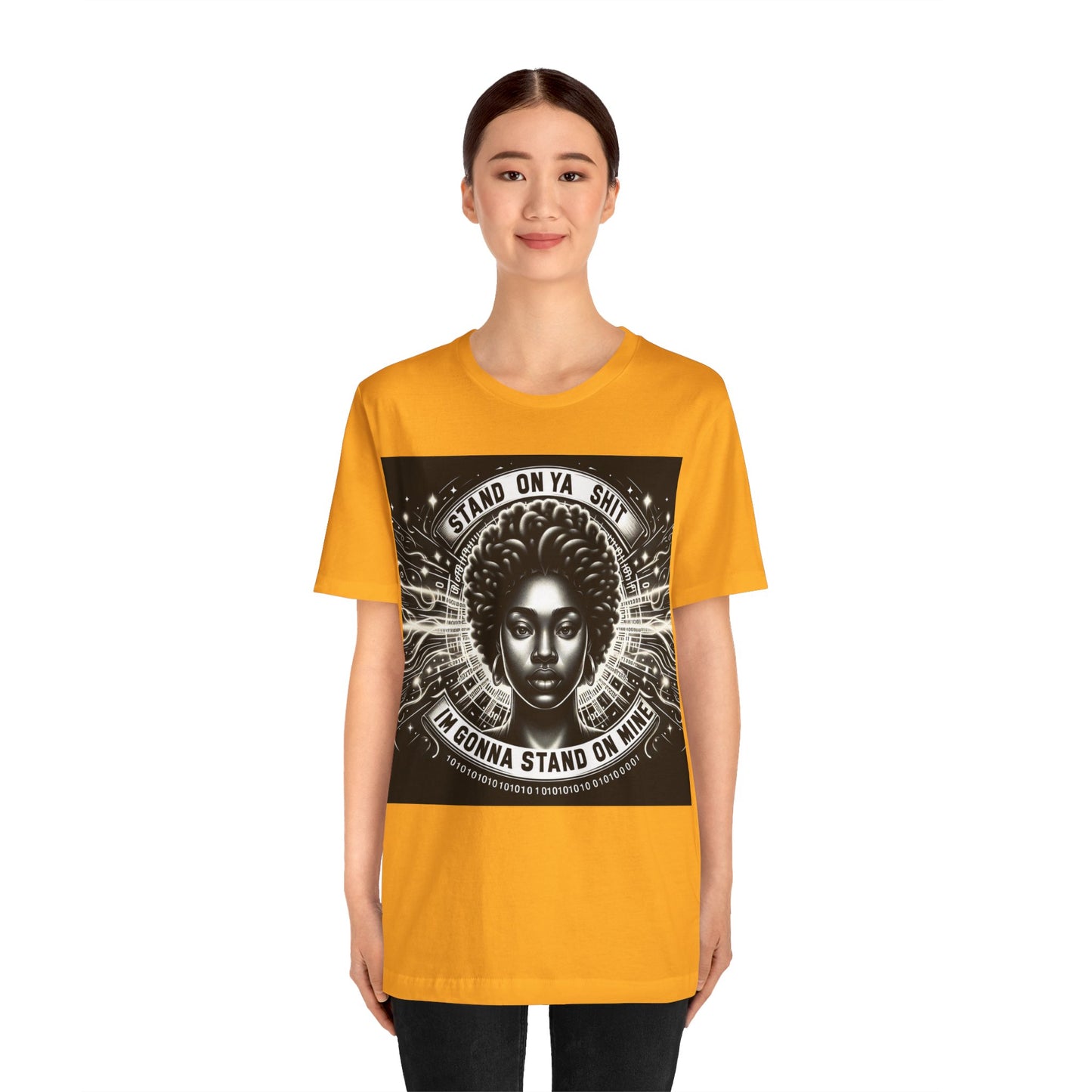 Stand on Your Shit Unisex Jersey Short Sleeve Tee