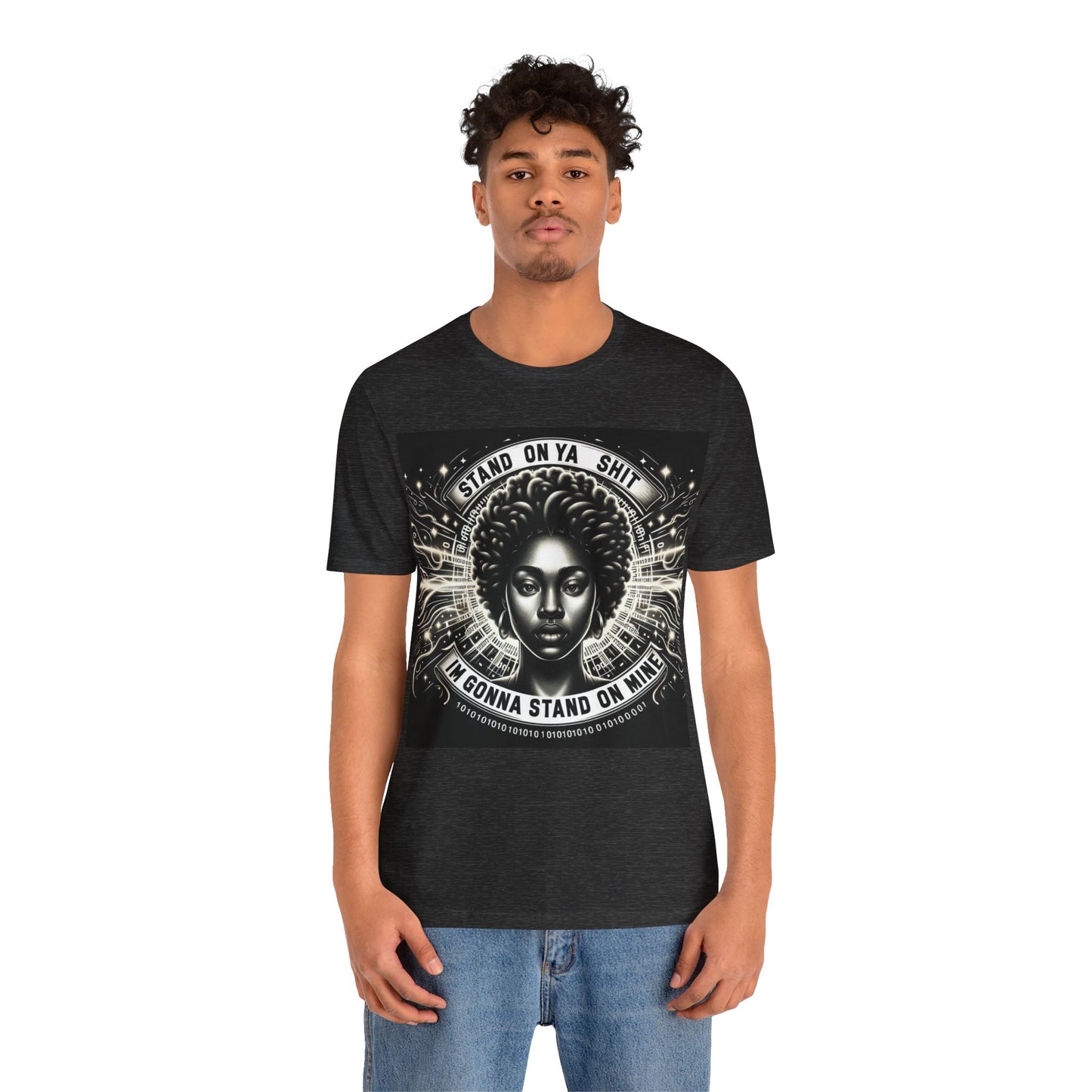 Stand on Your Shit Unisex Jersey Short Sleeve Tee