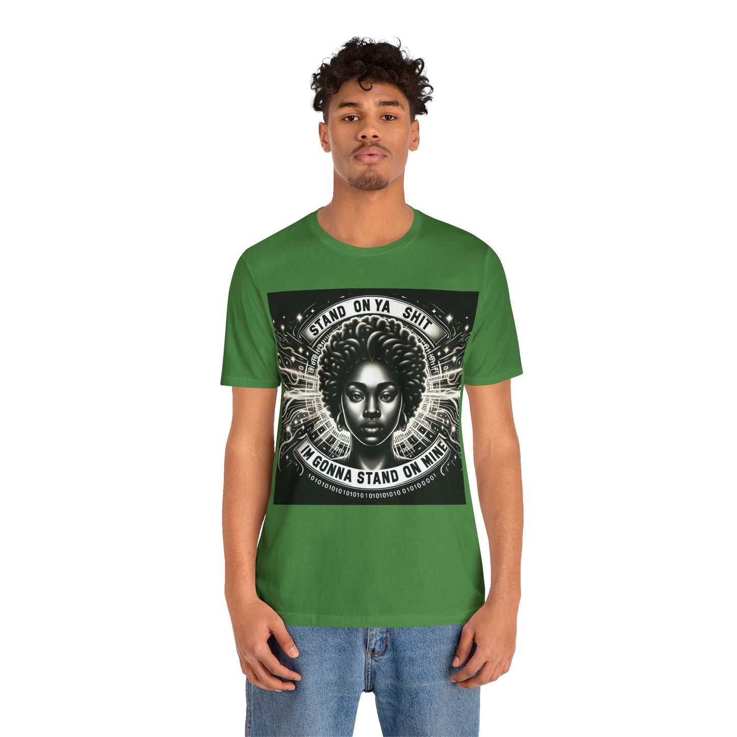 Stand on Your Shit Unisex Jersey Short Sleeve Tee