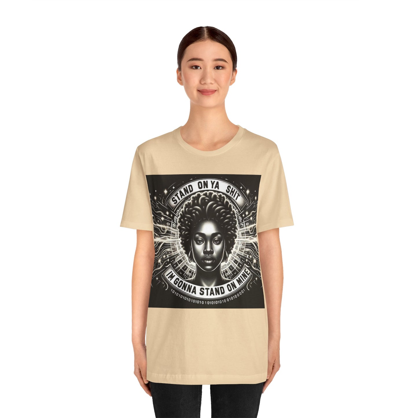 Stand on Your Shit Unisex Jersey Short Sleeve Tee