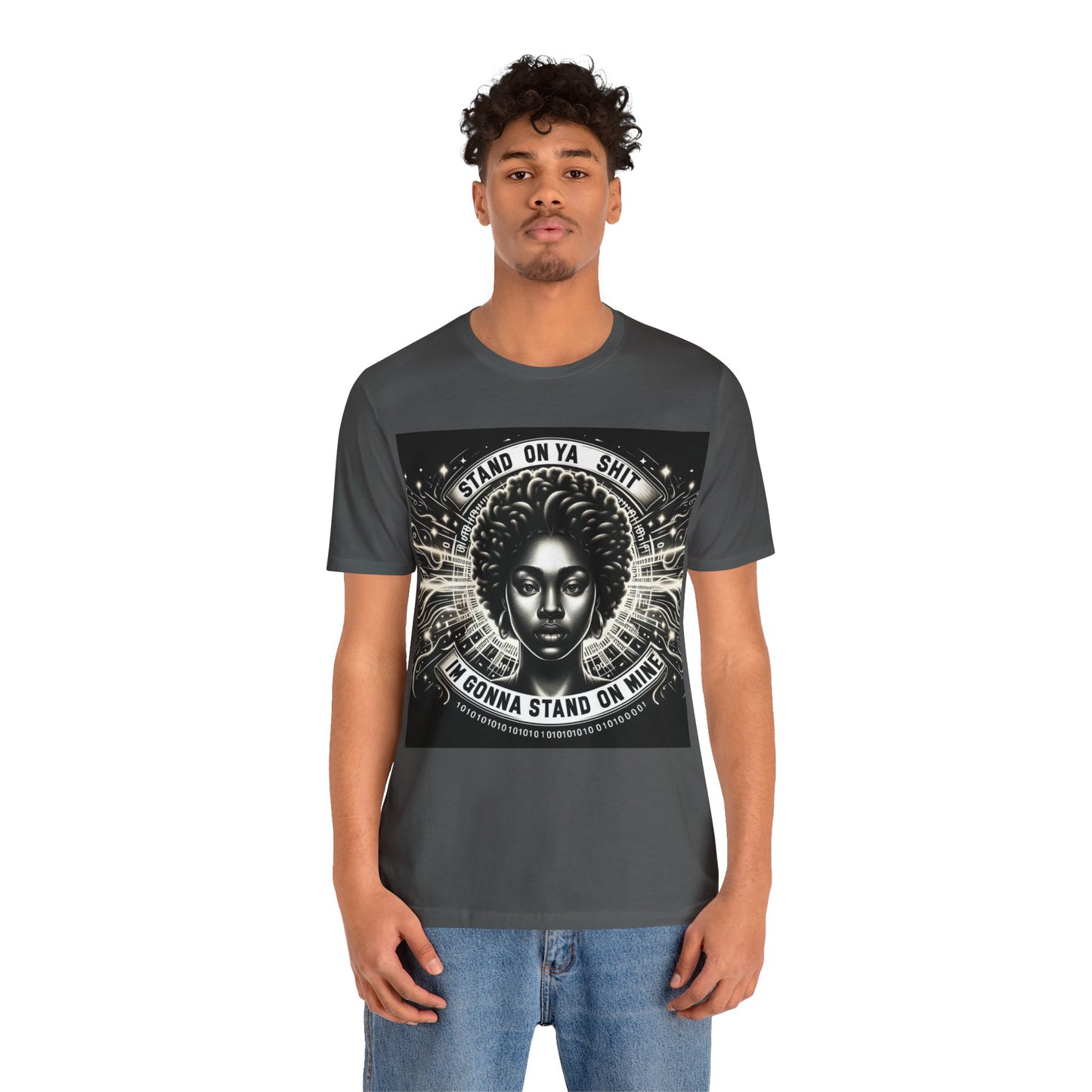Stand on Your Shit Unisex Jersey Short Sleeve Tee