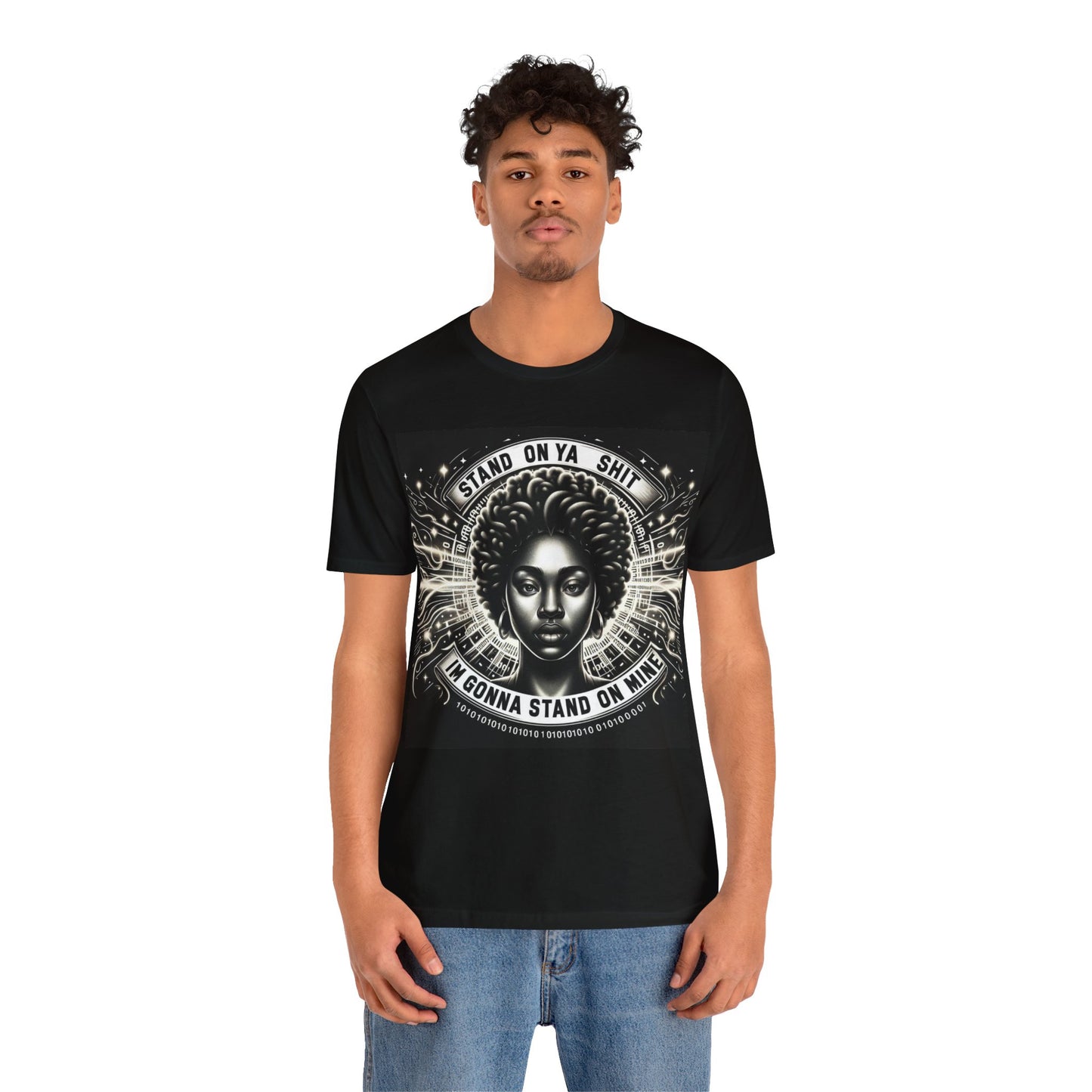 Stand on Your Shit Unisex Jersey Short Sleeve Tee