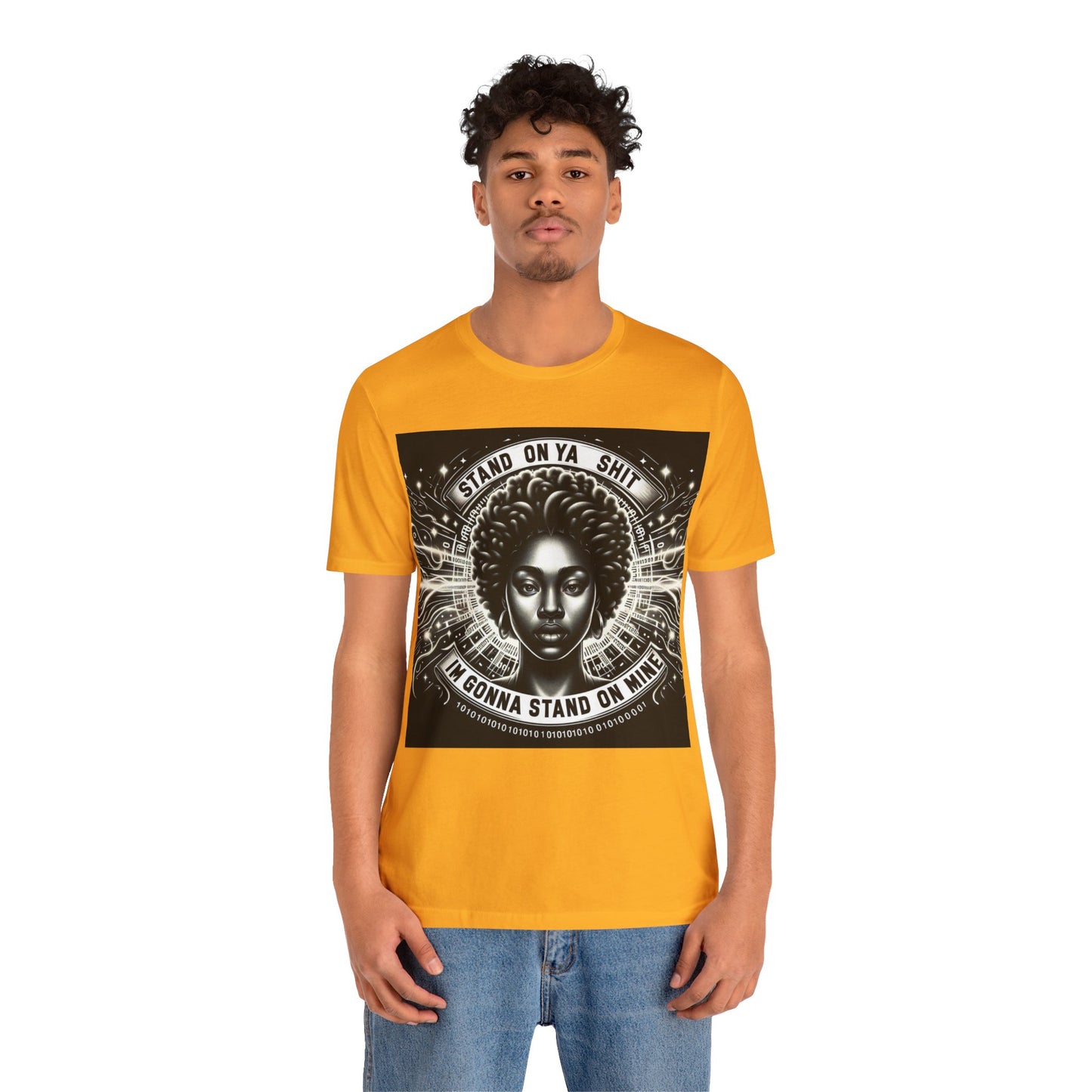 Stand on Your Shit Unisex Jersey Short Sleeve Tee
