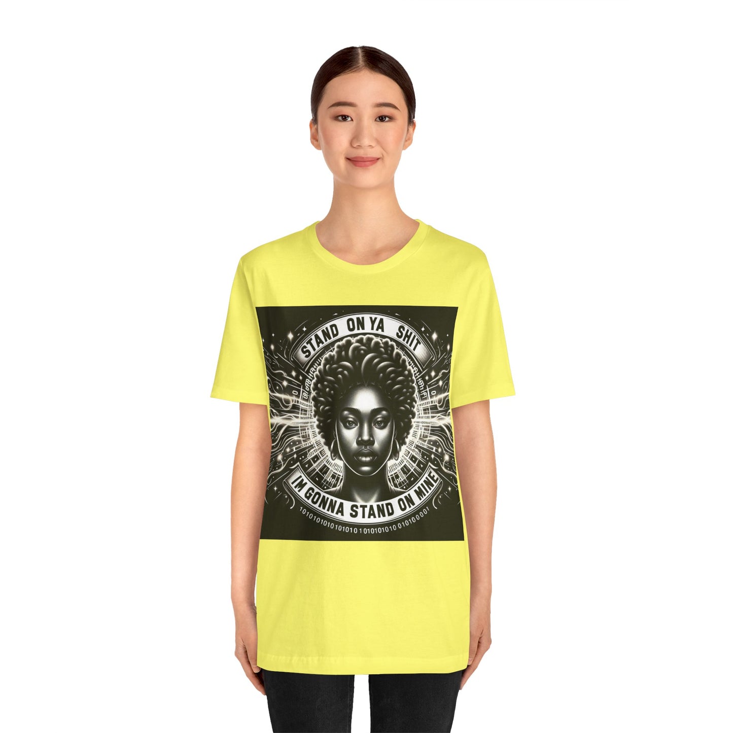 Stand on Your Shit Unisex Jersey Short Sleeve Tee