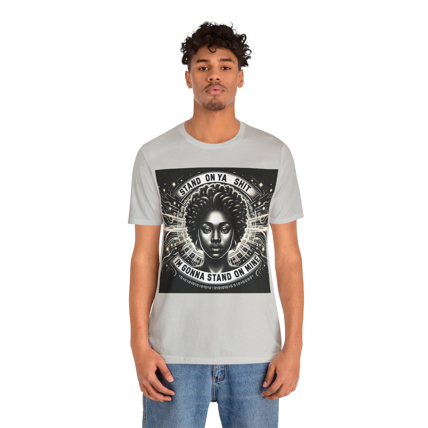 Stand on Your Shit Unisex Jersey Short Sleeve Tee