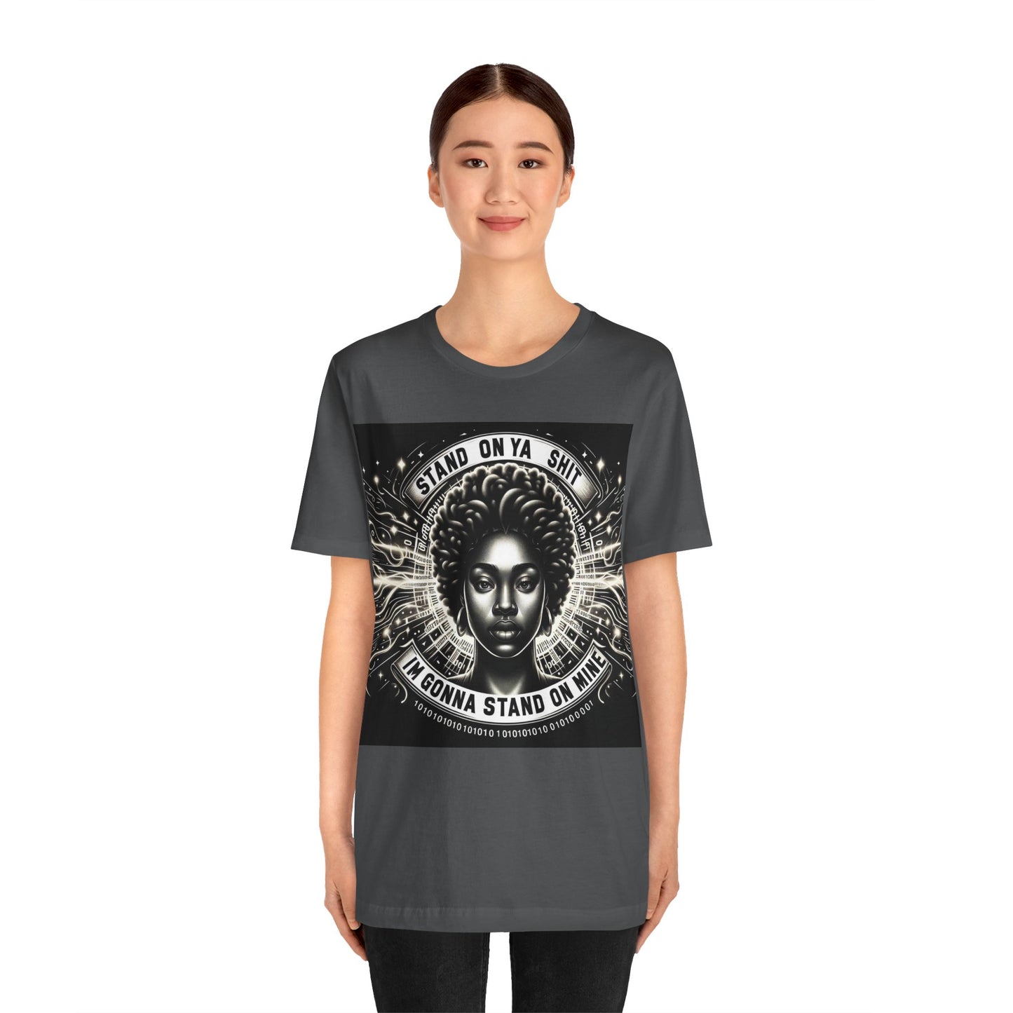 Stand on Your Shit Unisex Jersey Short Sleeve Tee