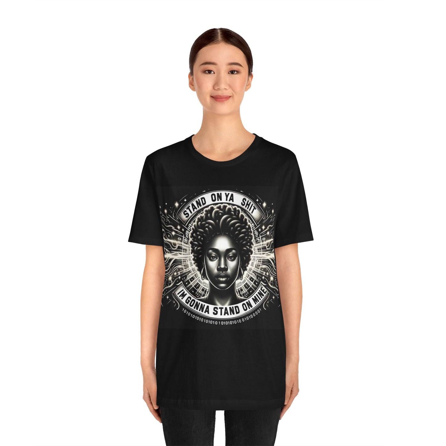 Stand on Your Shit Unisex Jersey Short Sleeve Tee