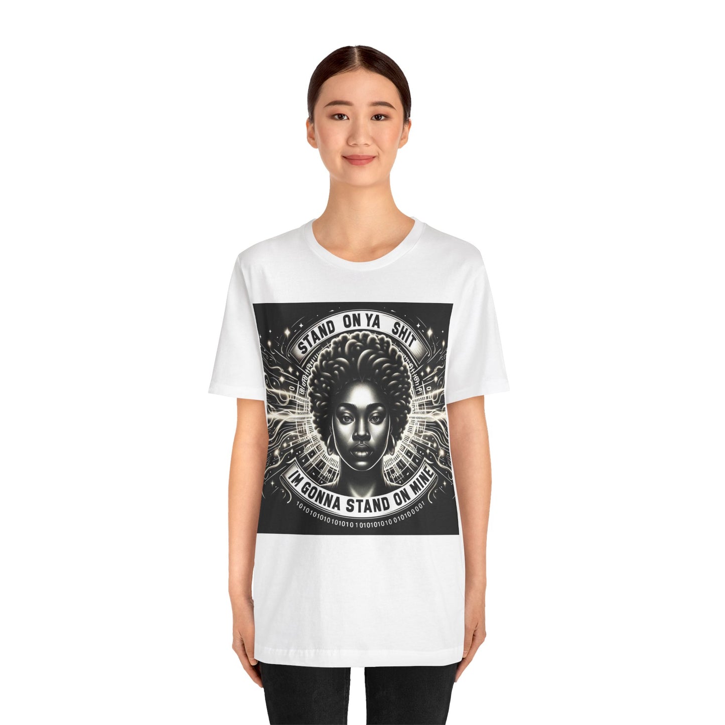 Stand on Your Shit Unisex Jersey Short Sleeve Tee