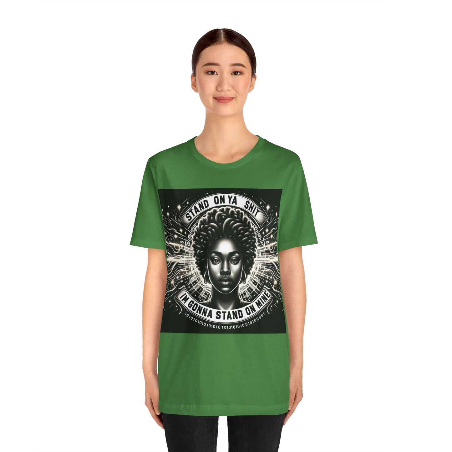 Stand on Your Shit Unisex Jersey Short Sleeve Tee