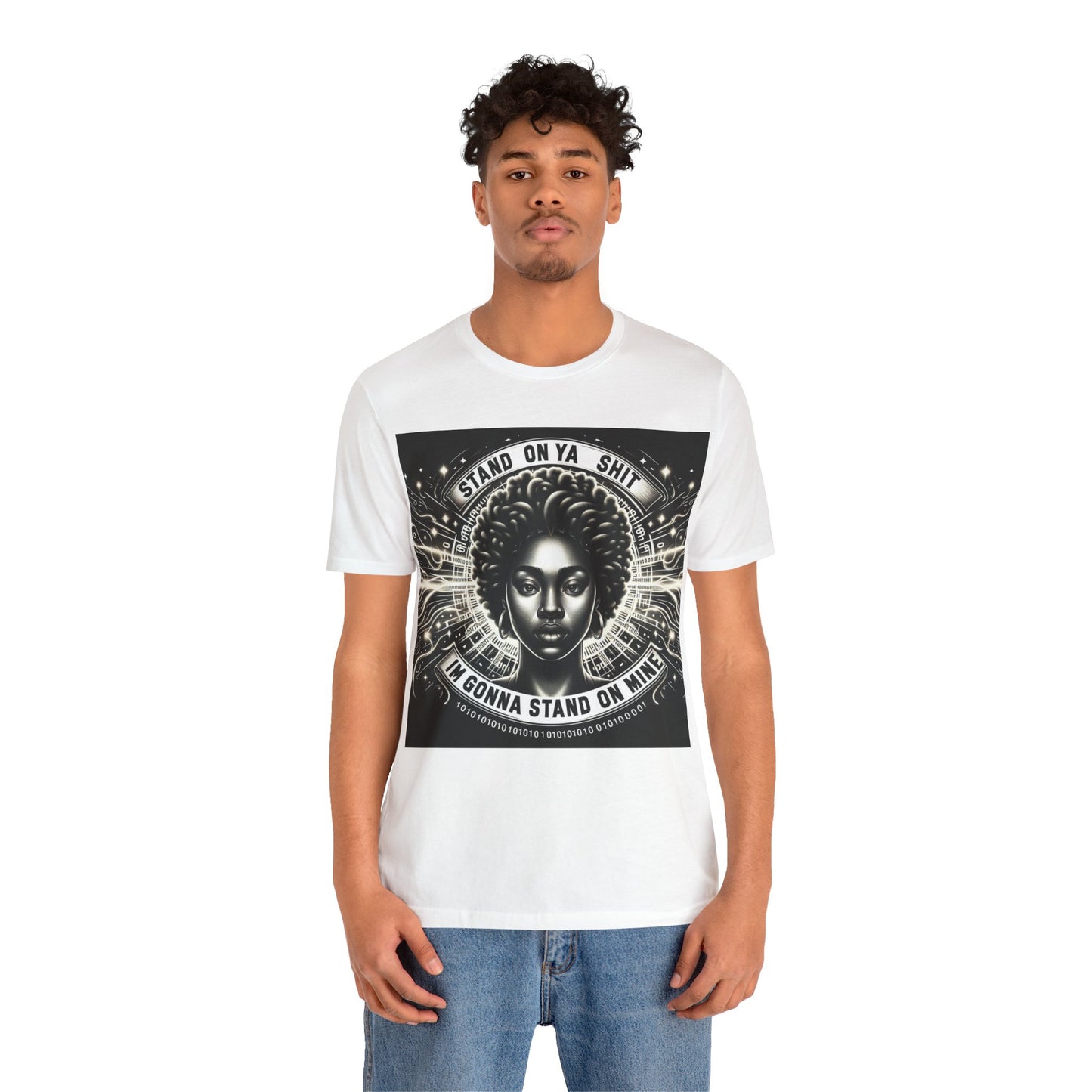 Stand on Your Shit Unisex Jersey Short Sleeve Tee