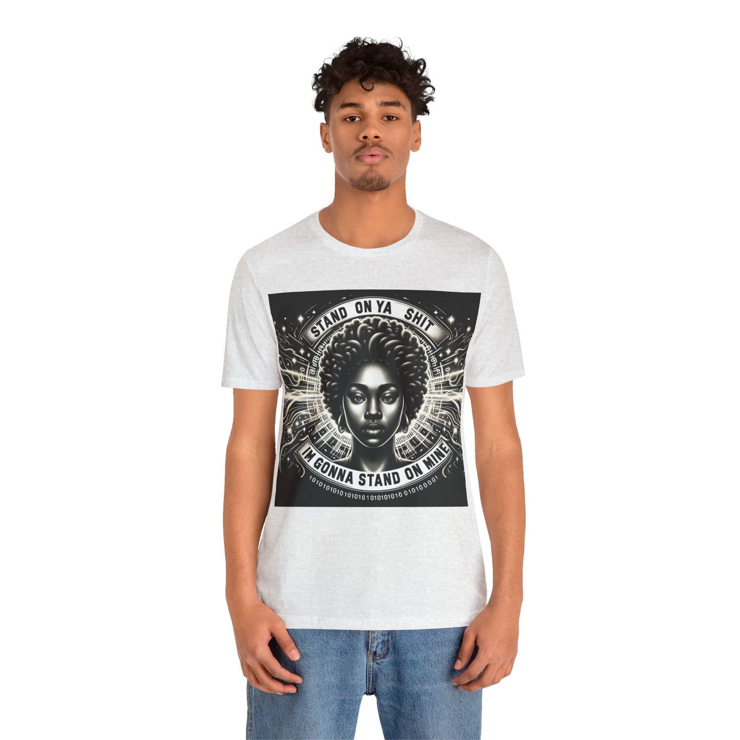 Stand on Your Shit Unisex Jersey Short Sleeve Tee