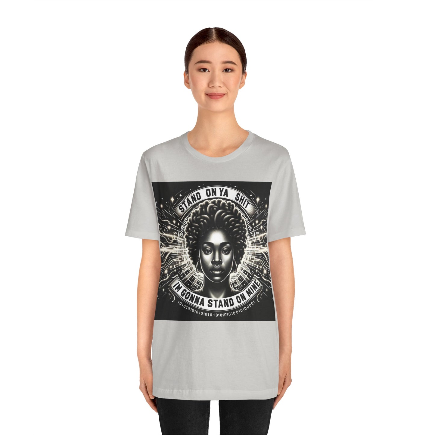 Stand on Your Shit Unisex Jersey Short Sleeve Tee