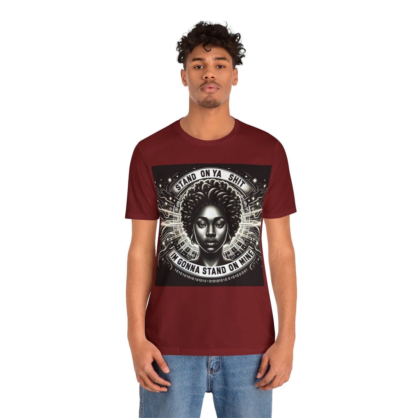 Stand on Your Shit Unisex Jersey Short Sleeve Tee