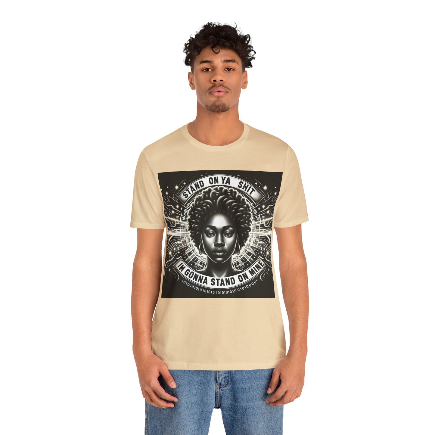 Stand on Your Shit Unisex Jersey Short Sleeve Tee