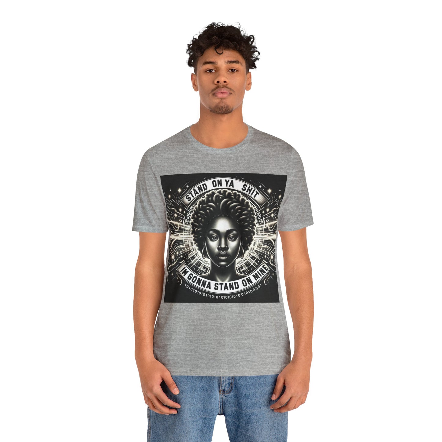 Stand on Your Shit Unisex Jersey Short Sleeve Tee