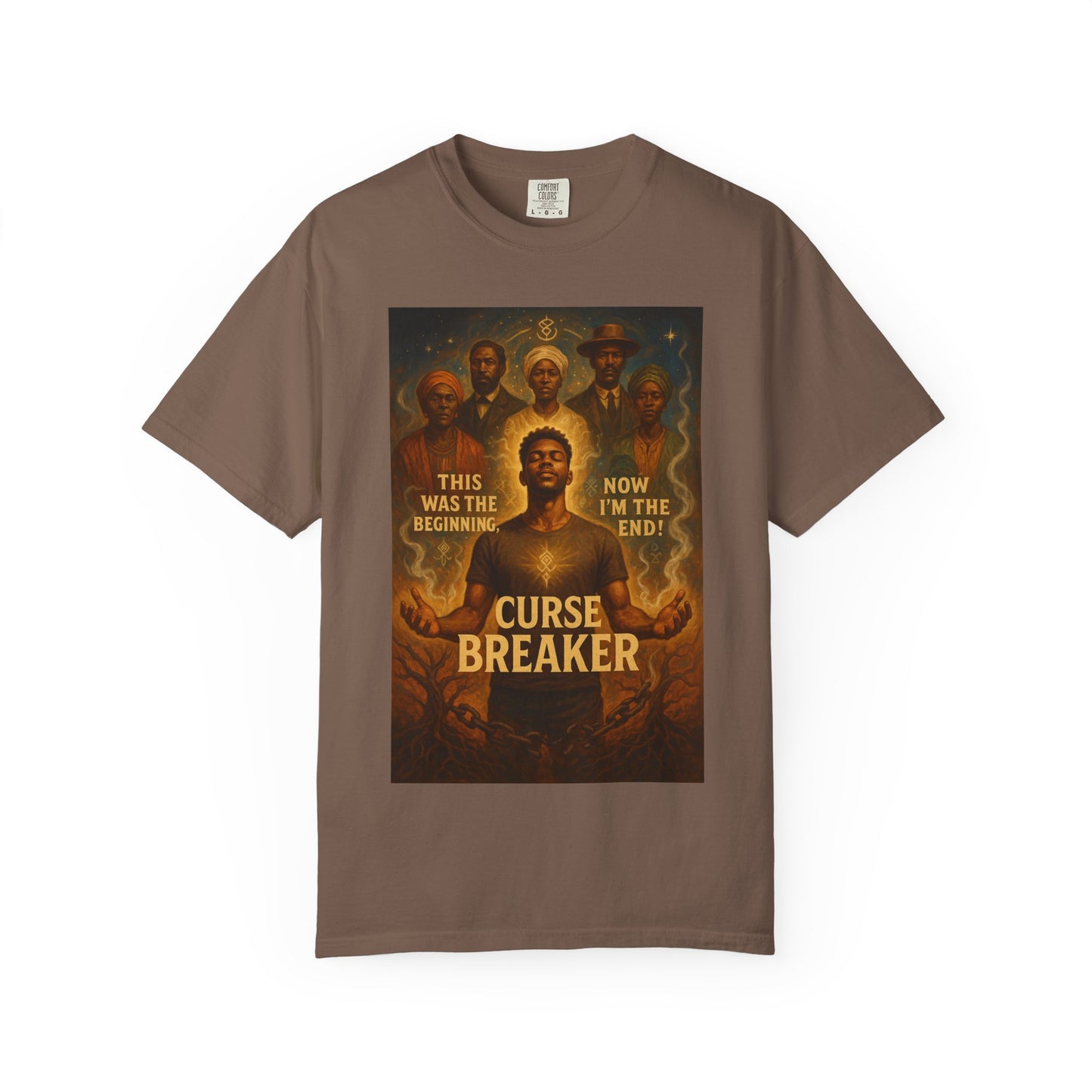 Curse Breaker T-Shirt, Empowerment Tee, Unisex Garment-Dyed Tee, Spiritual Awakening Shirt, Gift for Mystics