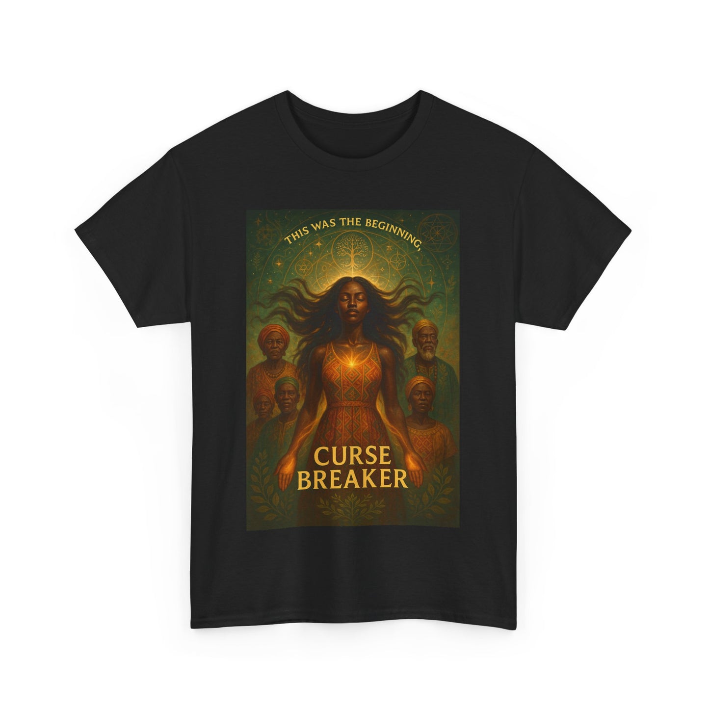 Curse Breaker, Unisex Cotton T-Shirt, Gift for Magic Lovers, Spiritual Wear