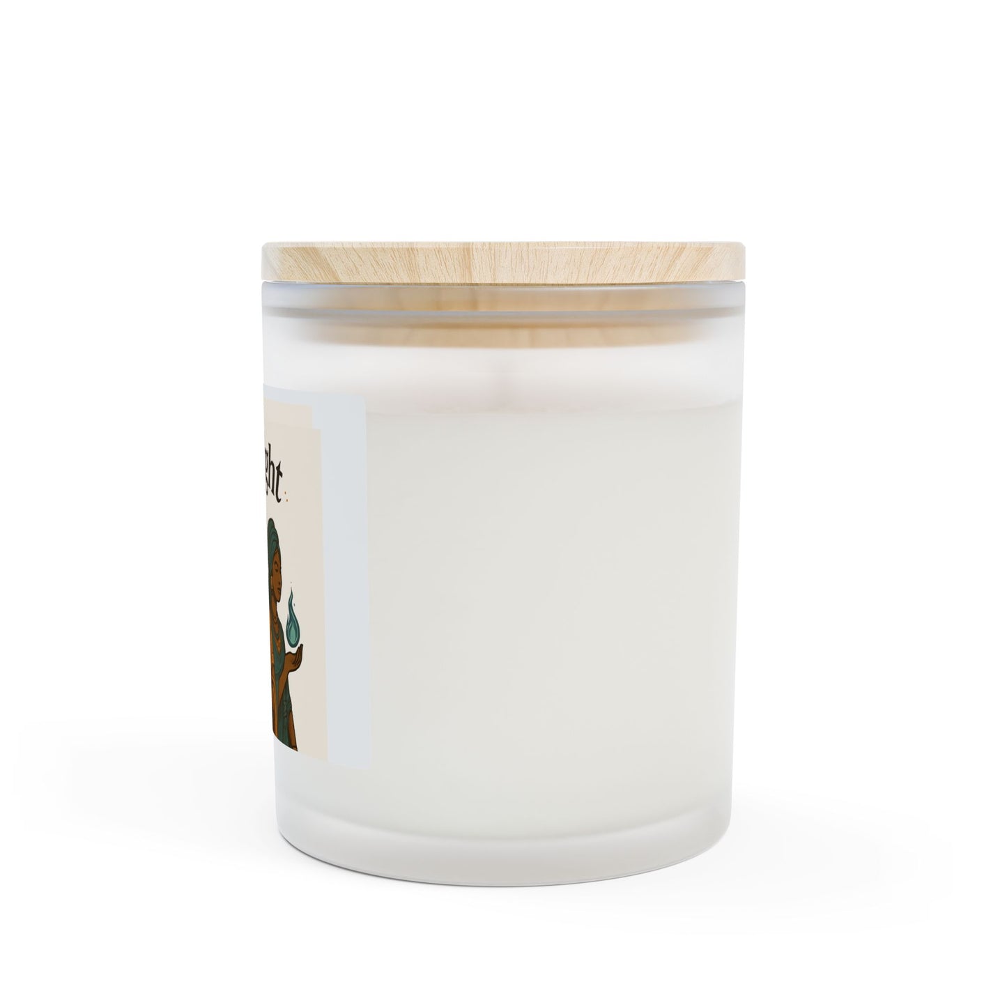 I Am Light Frosted Glass Candle — Empowering Spiritual Scented Candle (11 oz)