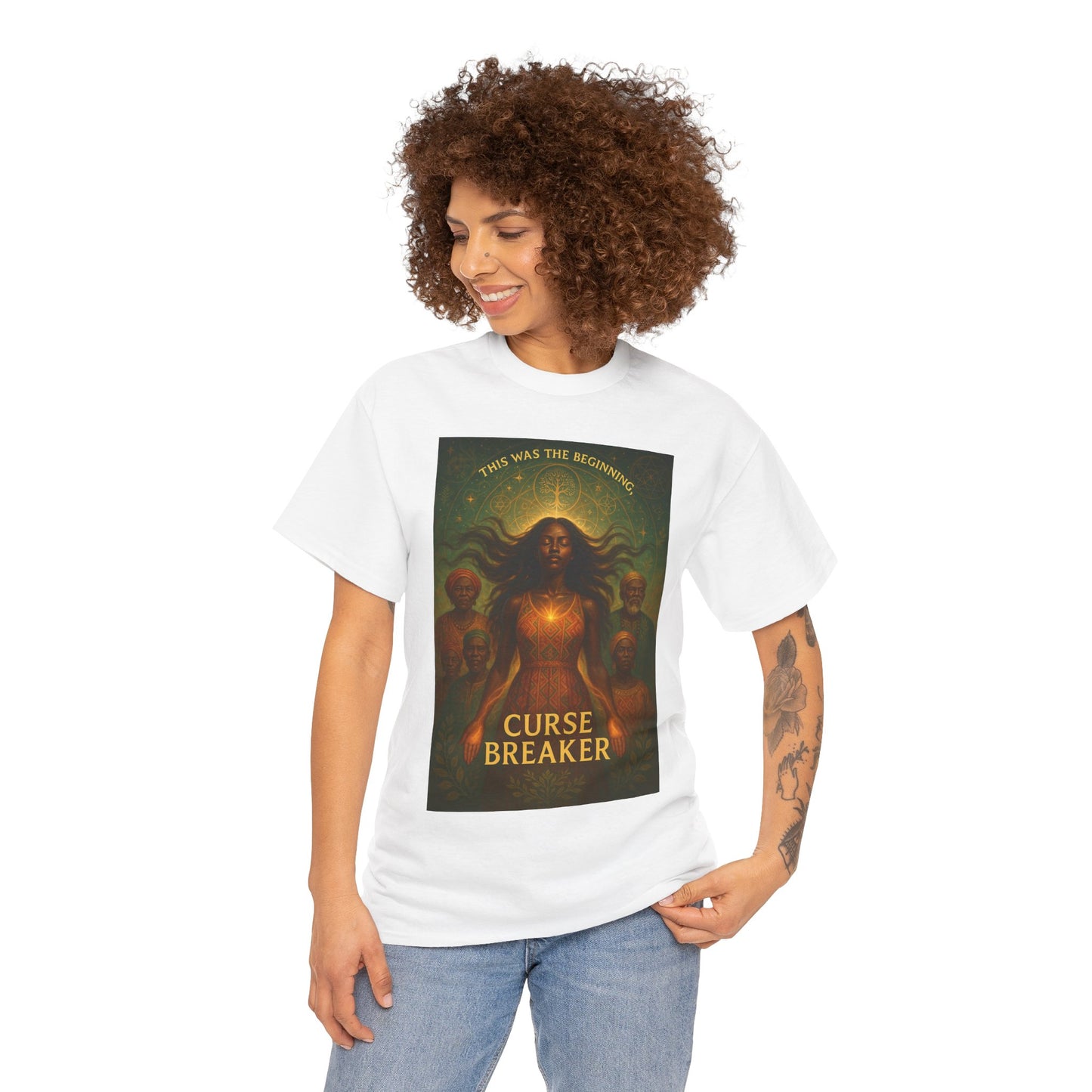 Curse Breaker, Unisex Cotton T-Shirt, Gift for Magic Lovers, Spiritual Wear